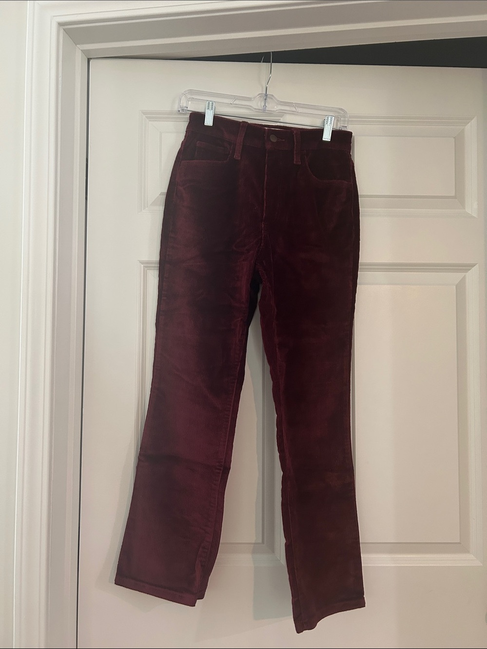 Universal Thread Burgundy Corduroy Straight-Leg Jeans